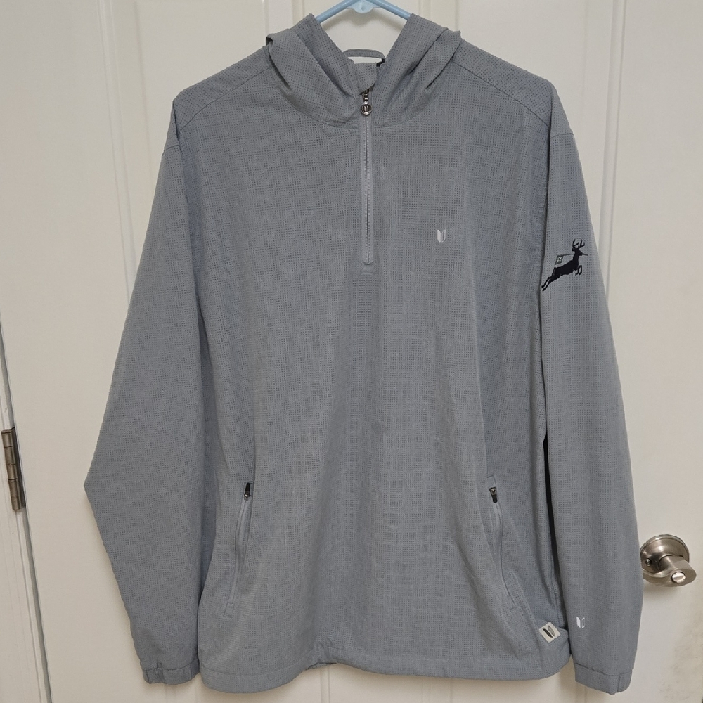 Linksoul Gray Quarter-Zip Pullover